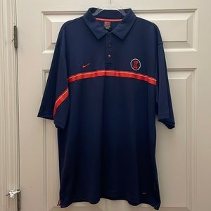 Vintage Nike University of Illinois Fighting Illini Team Dri-Fit Polo Shirt